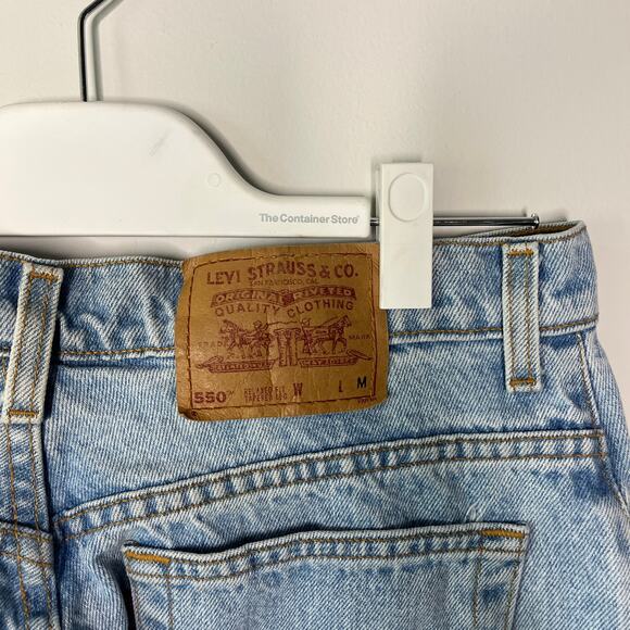Vintage Levi's Women's Jeans Sz 16 Blue 550 Relaxed Fit Tapered Leg Made in USA - Picture 7 of 11